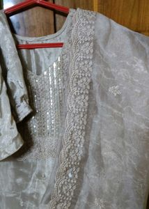 Elegant Sequined Kurta Set