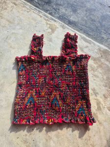Boho Smocked Tank Top