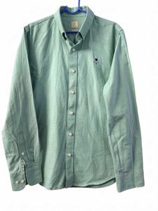 Men's Mint Green Button-Down Shirt