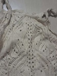 thrifted bohooCrocheted White Summer Dress its sho