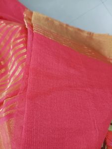 Gajri( Pink) Super Net Saree NWOT