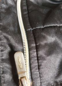 Black Reebok bomber jacket