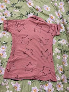 Baby Pink Night Suit