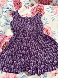 Purple Girls' Romper (2-4 Years)