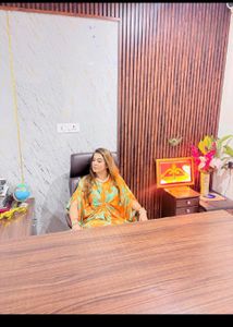 Orange kaftan dress