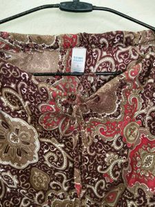 Bohemian Paisley Print Maxi Skirt