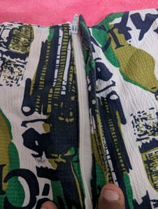 Girls Printed Fit &amp; Flare Cotton Dress