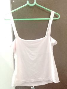 Light Pink Ruched Camisole Top