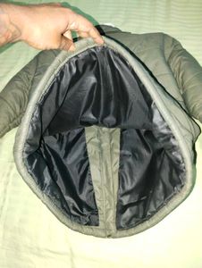 Olive Green Puffer Jacket