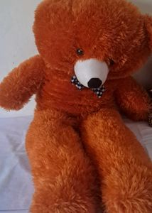 Orange Teddy Bear with Bowtie