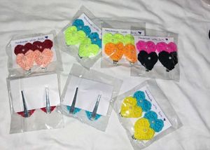 Handmade Heart Hair Clips