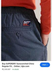Price drop Superdry Branded  Men's Striped Shorts