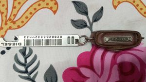 Diesel Leather Keychain with Bottle Opener