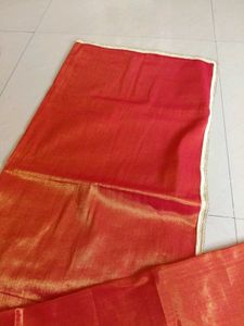 Elegant golden red dupatta