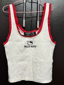 Hello Kitty Ribbed Tank Top