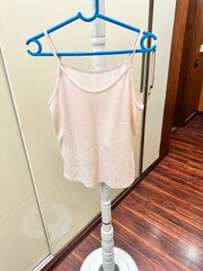 Soft Pink Spaghetti Strap Tank Top