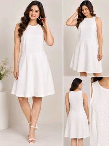 🔥BUY 1, GET 1 FREE 🔥H&M White Flare Dress