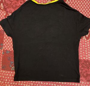 Black Graphic  T-Shirt