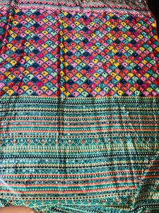 Trending chinnon with beautiful print saree