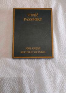 Pink Leather Passport Holder
