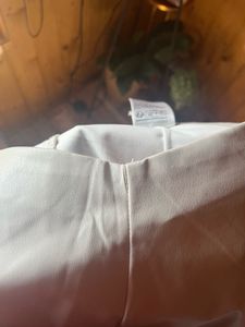 H&amp;M Faux Leather Bootcut Trousers