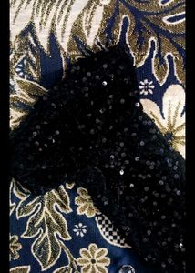 Black Shimmering High-Low Party Dress