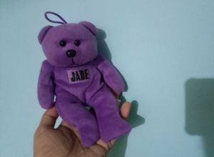 Vintage "Jade" Purple Bear Plush