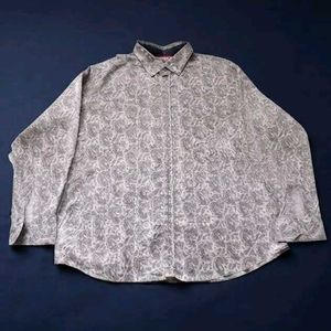 Like new Stylish formal paisley Men's Shirt
