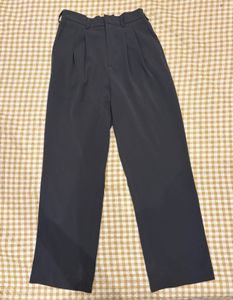 office wear formal Grey Wide-Leg Pants