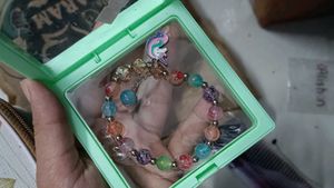 Colorful Beaded Bracelet with unicorn Charm