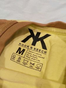 yellow crop tee