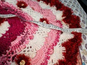 Handmade Crochet caplet wool fr winters