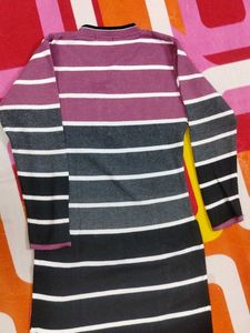 Striped Long Sleeve Dress