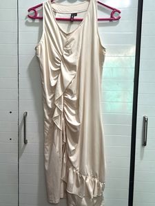 Elegant Ruched Midi Dress