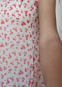 Cute Cherry Print Summer Dress