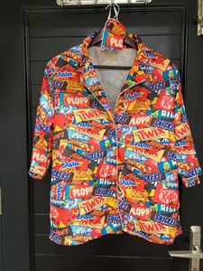 Candy Bar Print Pajama Set