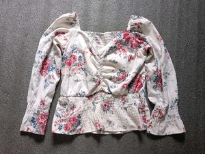 Floral Print Long Sleeve Top