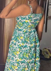 Boho Floral Print Maxi Dress