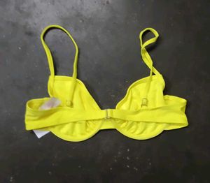 new Yellow bra panty set