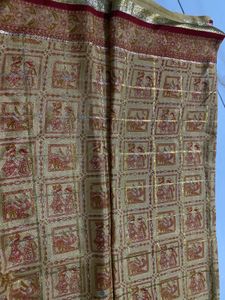 Red &amp; Gold Saree