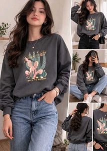 Cactus Graphic Sweatshirt