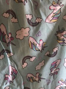 Unicorn And Rainbow Blue Long Pyjama Pants