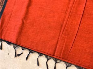 Beautiful Orange &amp; Green Saree