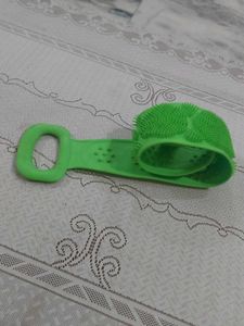 Silicone Body Scrubber for Bath Green Color