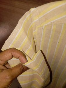 Men's Striped Linen Shirt