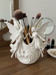 Twin Fairy Makeup Brush Holder
