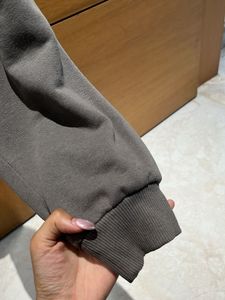 Grey cropped sweatshirt | H&amp;M