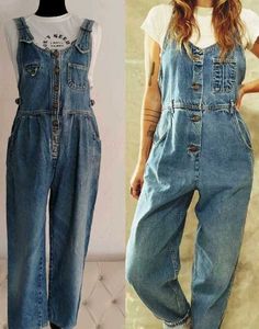 Vintage Denim Overalls