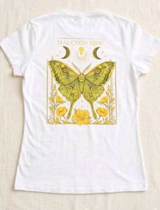 White T-Shirt with Heart Pocket