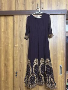 Embroidered Anarkali Gown